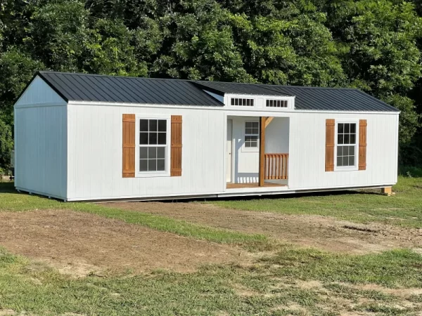 Side Inset Porch Cabin